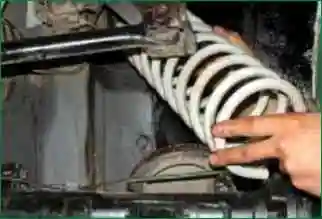 Austausch der Hinterachse VAZ-2123