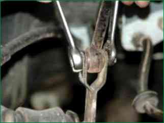 Replacement of rear axle VAZ-2123