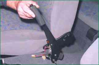 Niva Chevrolet parking brake lever replacement