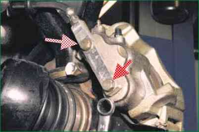Niva Chevrolet front brake caliper replacement