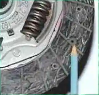 Снятие и установка дисков сцепления ВАЗ-2123