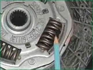 Снятие и установка дисков сцепления ВАЗ-2123