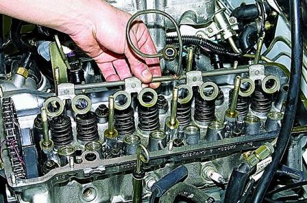 Replacing the cylinder head gasket Niva Chevrolet