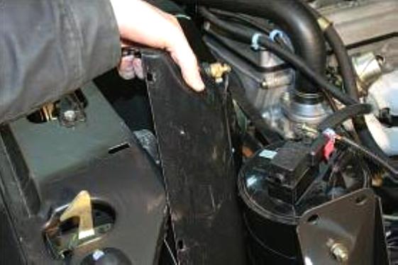 Снятие радиатора автомобиля УАЗ Патриот