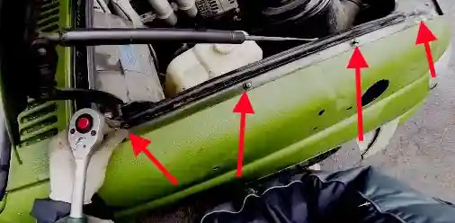 Как снять переднее крыло УАЗ Патриот