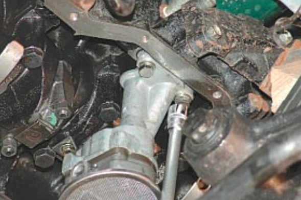Reparatur und Installation der Ölpumpe ZMZ-409
