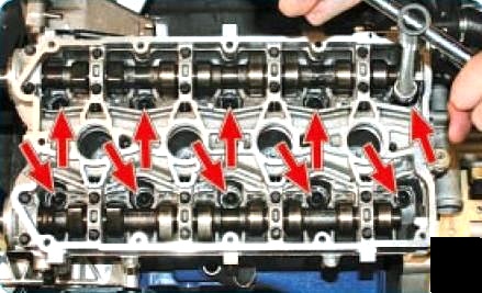 Replacing the cylinder head gasket for the VAZ-21126 engine