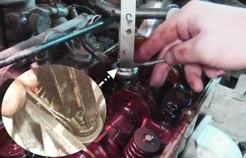 Renault Logan қозғалтқышының клапан бағанының тығыздағыштарын ауыстыру Renault Logan қозғалтқышының клапан бағанының тығыздағыштарын ауыстыру