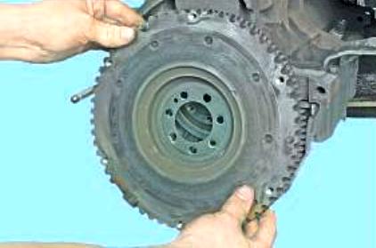 Replacing the flywheel Renault Megane 2