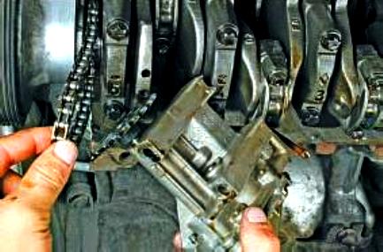 Removing and repairing the Renault Logan oil pump