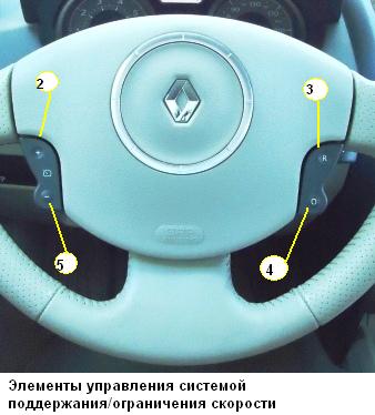 Renault Megane 2 Speed ​​Limit System