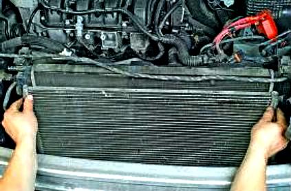 Замена радиатора системы охлаждения двигателя