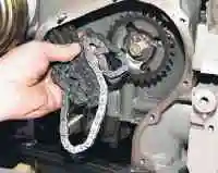 Reemplazo de la cadena de transmisión del árbol de levas VAZ-2123