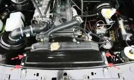 Снятие радиатора и редукционного клапана маслосистемы ЗМЗ-409