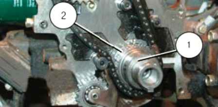 Reemplazo de cadenas y engranajes del mecanismo de distribución de gas ZMZ-409