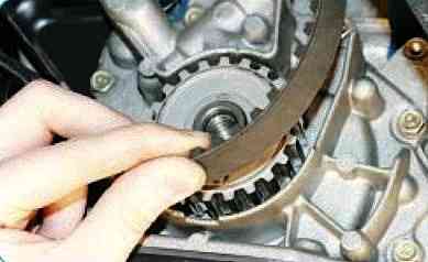 Replacing the timing belt of the VAZ-21126 engine