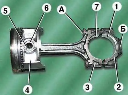Repair of ZMZ-409 connecting rod and piston group