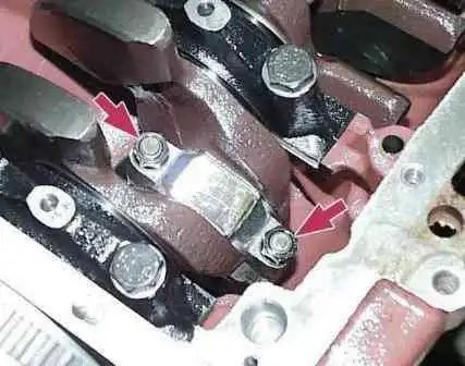 Repair of connecting rod and piston group ZMZ-409