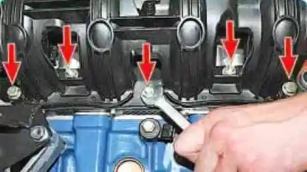 Замена прокладки крышки ГБЦ ВАЗ-21126