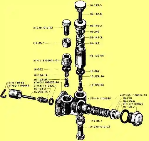 Насос дизеля Д-245, що підкачує і прокачує Насос дизеля Д-245, що підкачує і прокачує