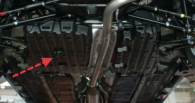 Design des Motorantriebssystems des Toyota Camry 2AZ-FE Fuel tank