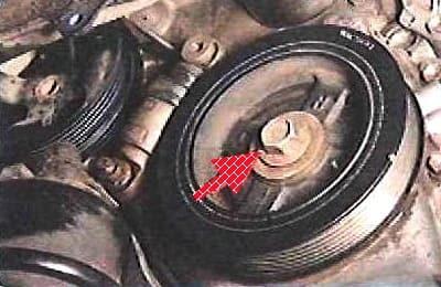How to set the TDC of the first cylinder of the 2AZ-FE engine