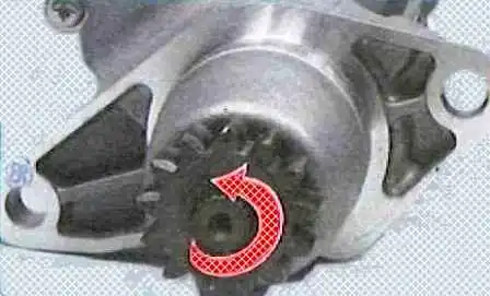 Extracción y reparación del motor de arranque de Toyota Camry