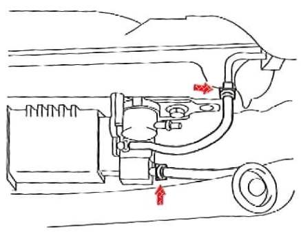 2AZ-FE Toyota Camry EVAP-Element ersetzen