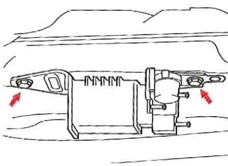 Reemplazo del elemento EVAP 2AZ-FE Toyota Camry