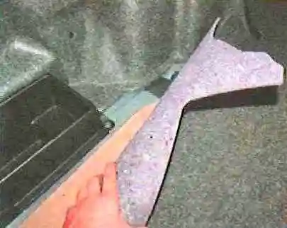 Toyota Camry trunk parts removal and installation