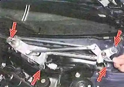 Ремонт стеклоочистителя и стеклоомывателя автомобиля Тойота Камри