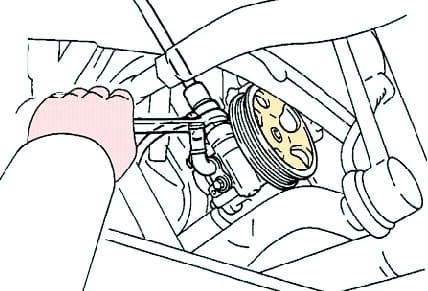Cómo reemplazar una bomba hidráulica de Toyota Camry