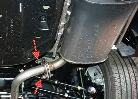 How to replace mufflers and muffler pads in Toyota Camry