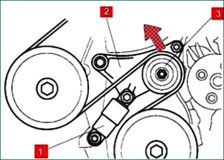 Checking and replacing the accessory drive belt Toyota Camry