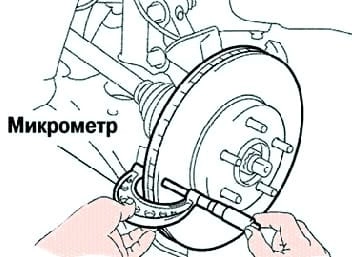 Reparación del mecanismo de freno de la rueda delantera de Toyota Camry