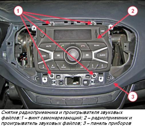 Замена элементов мультимедийной и навигационной систем автомобиля Лада Веста