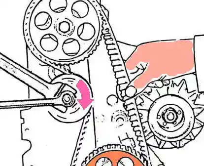 Регулировка натяжения зубчатого ремня