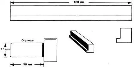 Регулировочная линейка и оправка для проверки распредвала