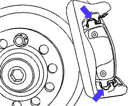 Замена тормозных колодок заднего тормозного механизма VW Transporter