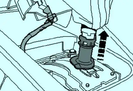 Разблокировка рукоятки 