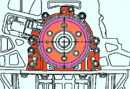 Замена сальника коленвала на стороне маховика VW Passat B6