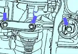 Болты крепления качающейся опоры