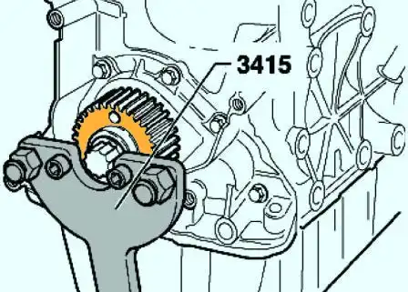 Фиксация звездочки коленвала