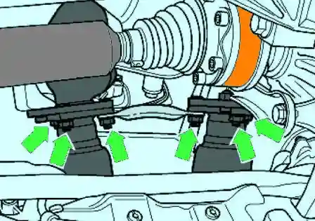 Крепление приемной трубы