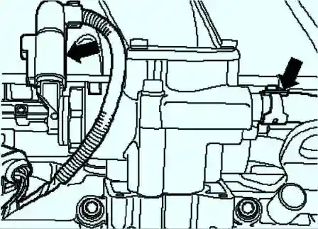 Штекер и подающий топливопровод 