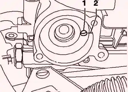 Место нанесения метки