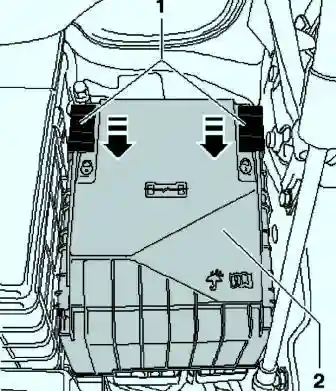 Крышка коммутационного блока 