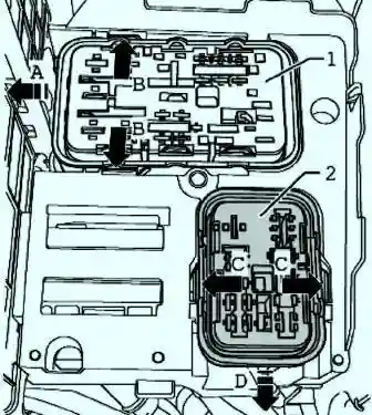 Корпус с поверхностными контактами 