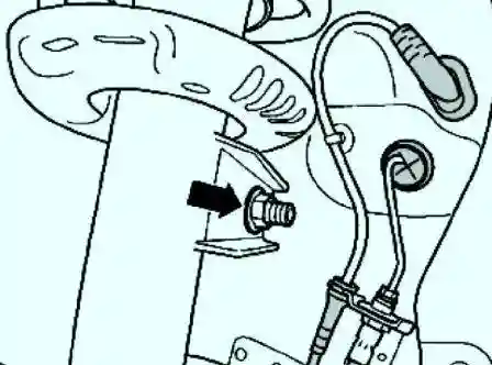 Гайка крепления соединительной тяги с амортизационной стойкой