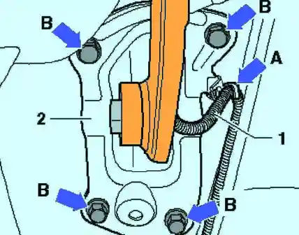 Крепление опорного кронштейна 